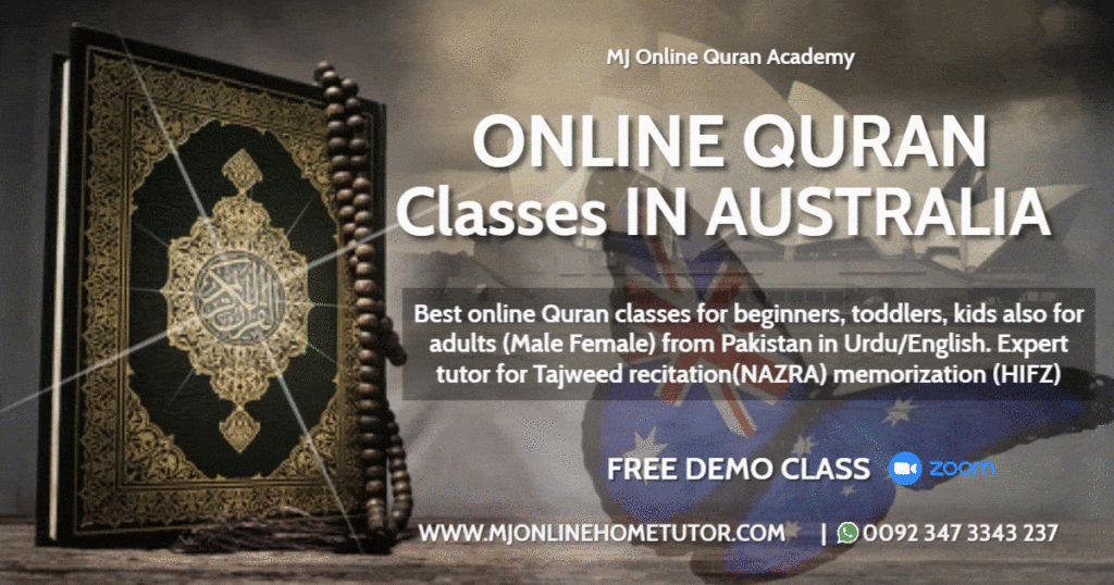 Experienced tutor for AUSTRALIA MJ Online Quran Academy 0092 347 3343 237 WWW.MJONLINEHOMETUTOR.COM
