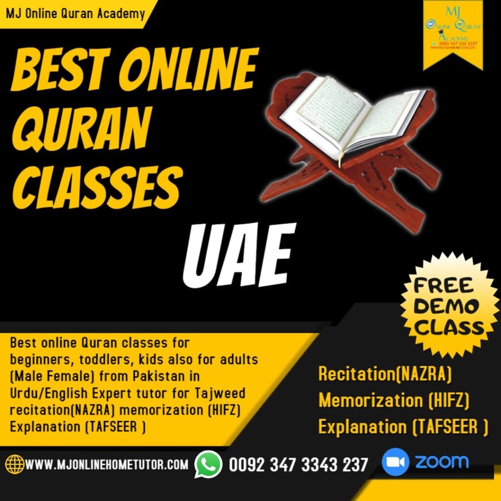 ONLINE QURAN UAE MJ Online Quran Academy